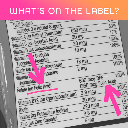 What are major prenatal vitamins hiding in their labels?