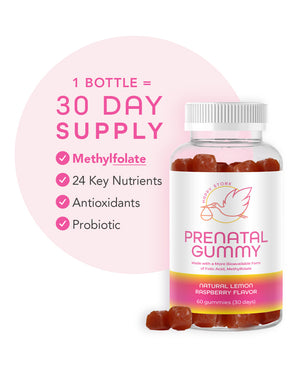 Prenatal Gummy Vitamins with Methylfolate