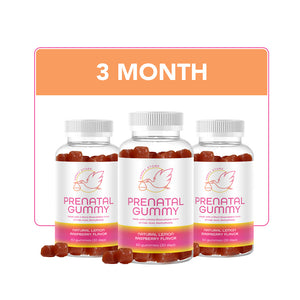 3 Month Prenatal Gummy Vitamins with Methylfolate