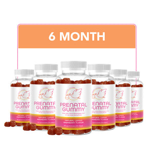 6 Month Prenatal Gummy Vitamins with Methylfolate